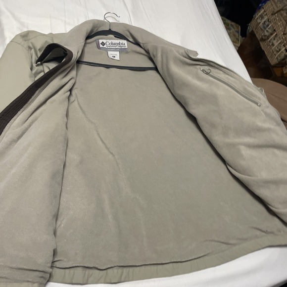 Columbia‎ Men's Beige Zip-Up Jacket SZ Xl - Picture 9 of 9